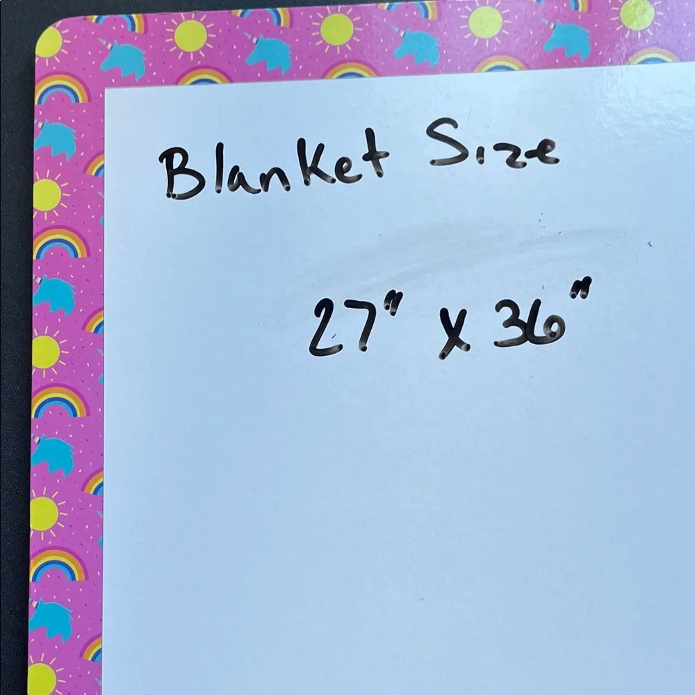 Winnie the Pooh Blue and Red Homemade Baby Blanket